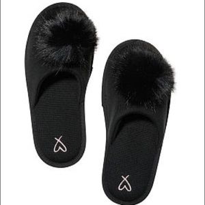 Victoria’s Secret Pom Pom Slippers